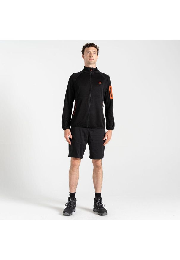 DARE 2B - Torrek Męski górski zamek błyskawiczny przez polar. Kolor: czarny. Materiał: polar. Sport: turystyka piesza