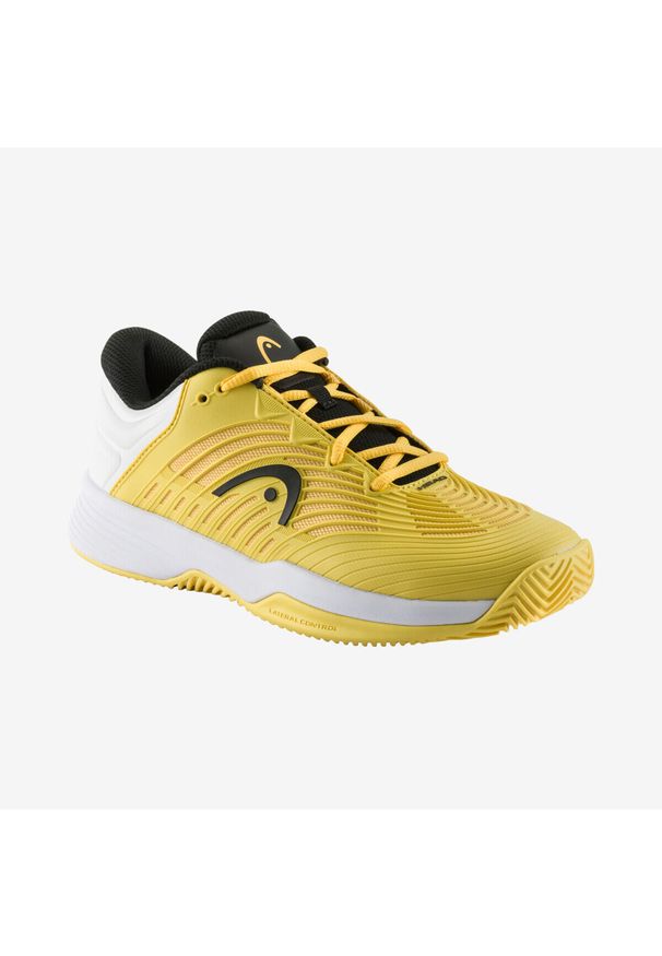 Buty tenisowe dziecięce Head Revolt Pro 4.5 Clay. Kolor: czarny, biały, żółty, wielokolorowy. Sport: tenis