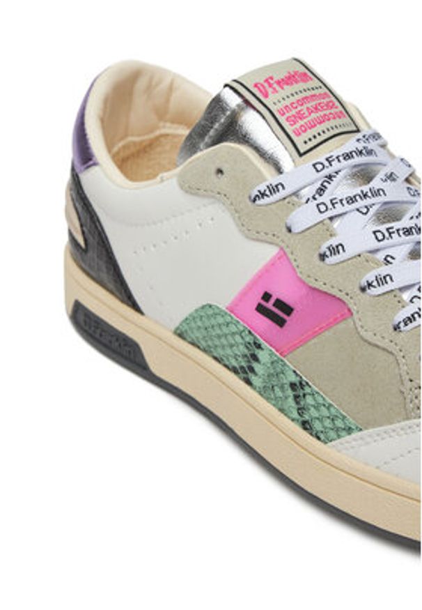D.Franklin Sneakersy DFSH403001 Kolorowy. Materiał: skóra. Wzór: kolorowy