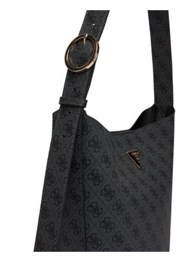 Guess Torebka Meridian II HWSG69 74040 Szary. Kolor: szary. Materiał: skórzane