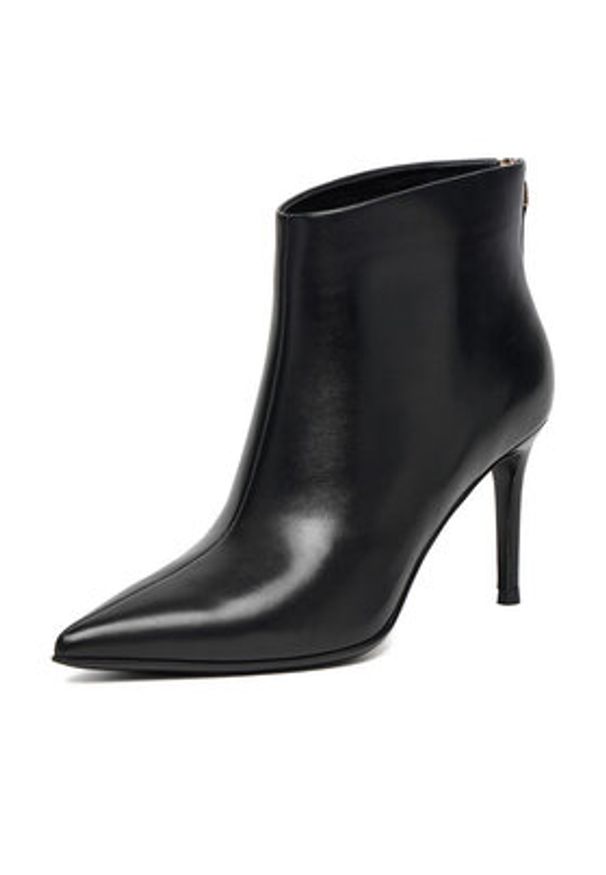 Eva Minge Botki EO-DEN-GLC6303-4-361 Czarny. Kolor: czarny. Materiał: skóra