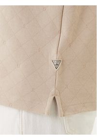 Guess Polo M6RP05 KD181 Beżowy Regular Fit. Typ kołnierza: polo. Kolor: beżowy. Materiał: bawełna #4
