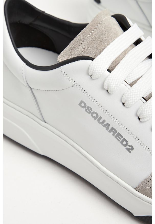 Sneakersy męskie skórzane DSQUARED2. Materiał: skóra