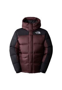 Kurtka The North Face Himalayan 0A4QYXLOS1 - brązowa. Kolor: brązowy. Materiał: materiał, nylon, puch. Sezon: zima