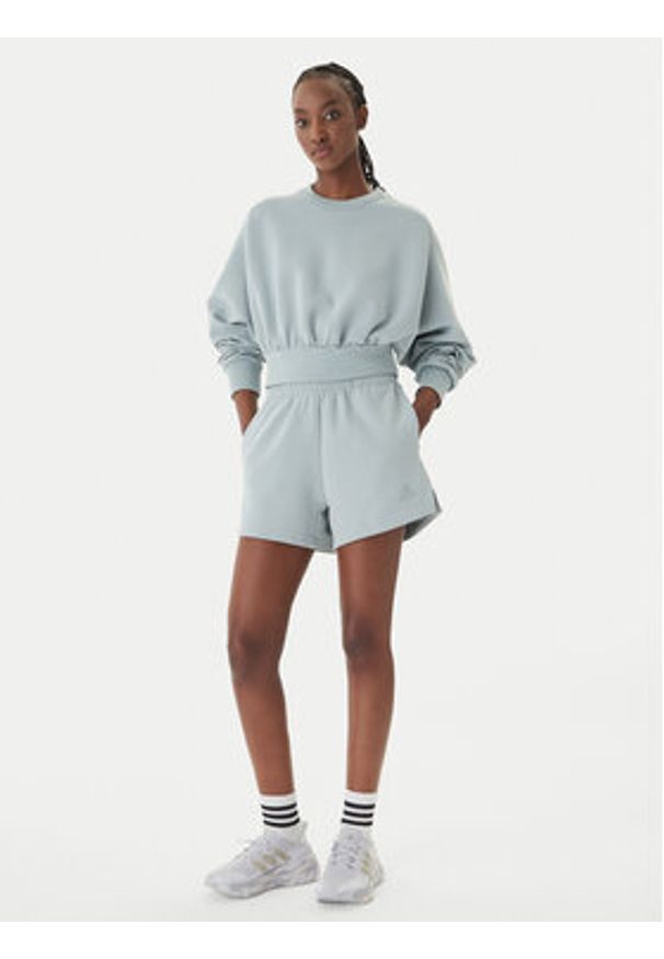 Adidas - adidas Szorty sportowe Soft Lux KA6996 Zielony Loose Fit. Kolor: zielony. Materiał: syntetyk