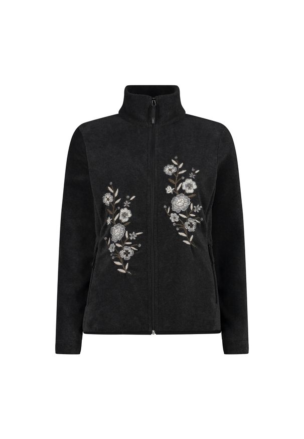 Bluza damska turystyczna CMP 34H0446. Kolor: czarny. Materiał: polar. Sport: turystyka piesza