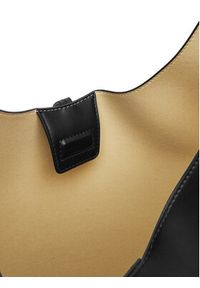 Calvin Klein Jeans Torebka Stone Lock Slouchy Large Shoulde LV04K3149G Czarny. Kolor: czarny. Materiał: skórzane #3