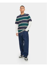 Jack & Jones - Jack&Jones Jeansy Eddie 12249028 Granatowy Loose Fit. Kolor: niebieski