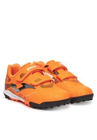Joma Buty do piłki nożnej Powerfull Jr 2508 POJS2508TFV Pomarańczowy. Kolor: pomarańczowy. Materiał: skóra