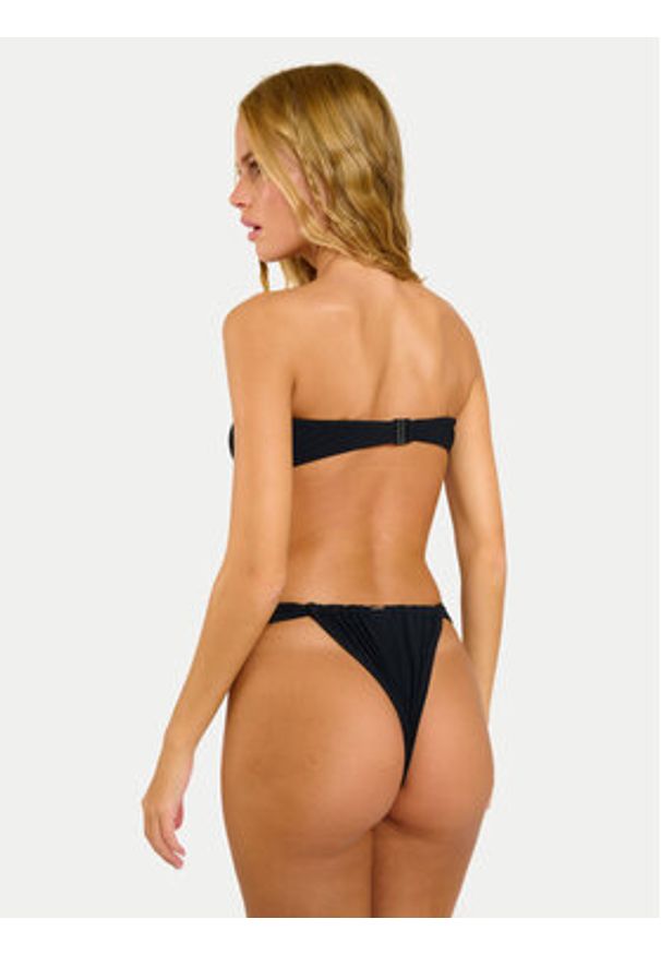 Banana Moon Dół od bikini Ola Black LSE01 Czarny. Kolor: czarny. Materiał: syntetyk