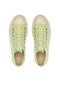 Converse Trampki Chuck Taylor All Star Lift Platform Ox A09913C Zielony. Kolor: zielony. Materiał: materiał. Obcas: na platformie #2