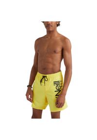 O'Neill - Kąpielówki Original Cali 16" Shorts - żółte. Okazja: na plażę. Kolor: żółty. Sezon: lato. Styl: sportowy
