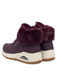 skechers - Skechers Botki Uno Rugged 167274/WINE Bordowy. Kolor: czerwony. Materiał: skóra #6