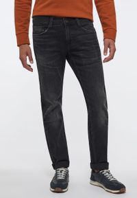 Mustang - MUSTANG OREGON TAPERED MĘSKIE SPODNIE JEANSOWE DENIM BLACK 1013207 4000 983