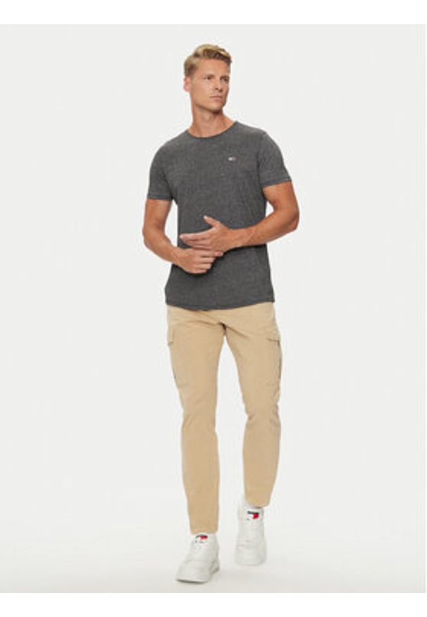 Tommy Jeans Komplet 2 t-shirtów Jaspe DM0DM19711 Kolorowy Slim Fit. Materiał: syntetyk, bawełna. Wzór: kolorowy