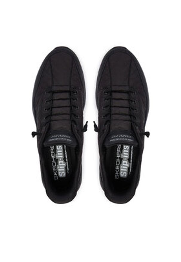 skechers - Skechers Sneakersy Slip-Ins: Contour Foam - Cozy Fit 232619/BBK Czarny. Kolor: czarny. Materiał: materiał
