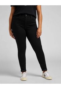 Lee - LEE SUPER HIGH SCARLETT DAMSKIE SPODNIE JEANSOWE JEANSY BLACK RINSE L32GSY47 112139922 #1