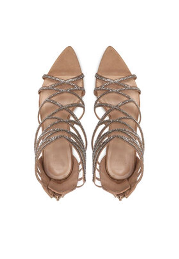 Jenny Fairy Sandały WYL2996-4 Beżowy. Kolor: beżowy. Materiał: materiał