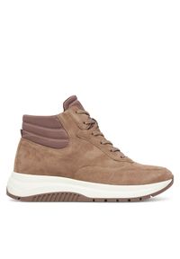 Sneakersy Caprice. Kolor: brązowy