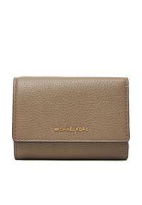 MICHAEL Michael Kors Duży Portfel Damski Bryant 32S5GYTP1L Beżowy. Kolor: beżowy. Materiał: skóra