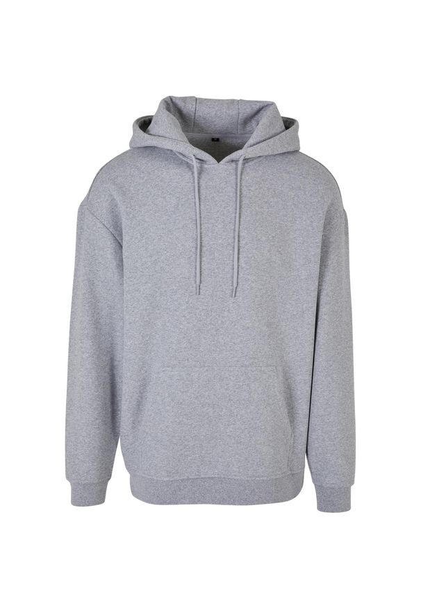 BUILD YOUR BRAND - Bluza Z Kapturem Męska Oversized. Typ kołnierza: kaptur. Kolor: szary