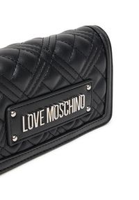 Love Moschino - LOVE MOSCHINO Torebka JC5681PP0NLA000B Czarny. Kolor: czarny. Materiał: skórzane #5
