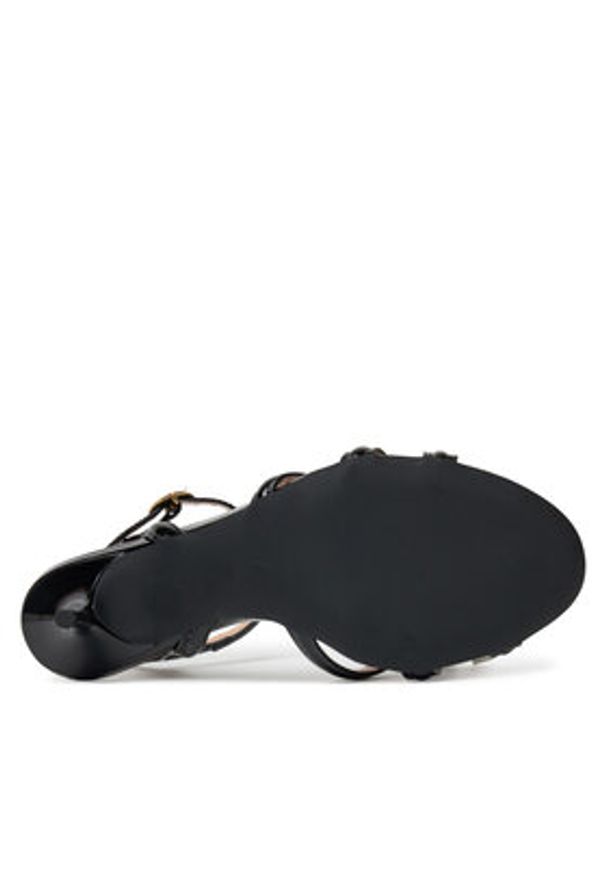 Love Moschino - LOVE MOSCHINO Sandały JA16096G1MIH100A Czarny. Kolor: czarny. Materiał: skóra