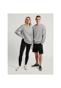 Bluza fitness dla dorosłych Hummel hml LEGACY chevron. Kolor: szary. Sport: fitness