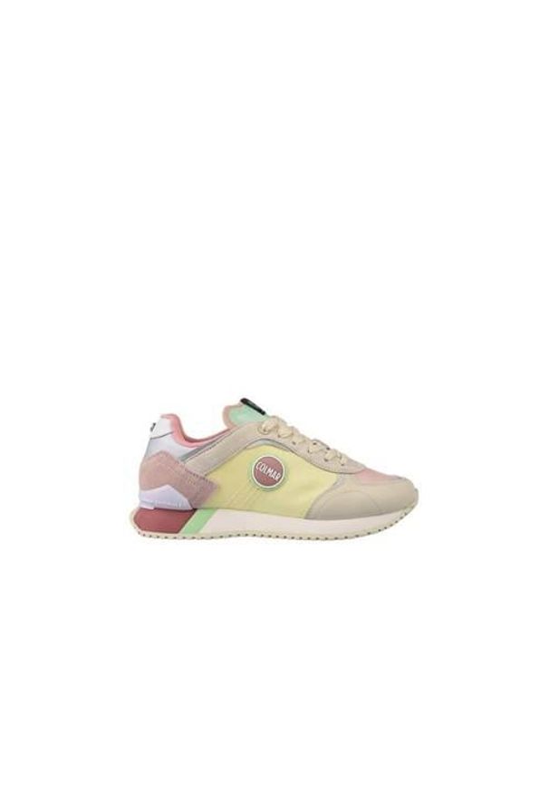 Buty do chodzenia damskie Colmar Travis Plus. Zapięcie: sznurówki. Kolor: żółty, wielokolorowy. Materiał: zamsz, materiał, syntetyk, guma. Szerokość cholewki: normalna. Sport: turystyka piesza
