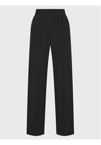 Kontatto Spodnie materiałowe NO7028 Czarny Relaxed Fit. Kolor: czarny. Materiał: syntetyk