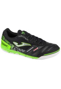Joma - Buty halowe do piłki nożnej męskie, Mundial 25 MUNS IN. Kolor: czarny. Materiał: skóra, tkanina