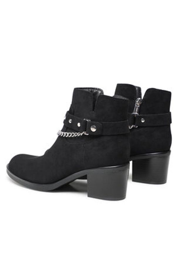 Jenny Fairy Botki LS5293-08 Czarny. Kolor: czarny. Materiał: materiał