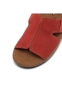 Go Soft Klapki ARC-4854-07 Czerwony. Kolor: czerwony. Materiał: nubuk, skóra #8