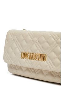 Love Moschino - LOVE MOSCHINO Torebka JC4097PP1MLA0110 Écru. Materiał: skórzane