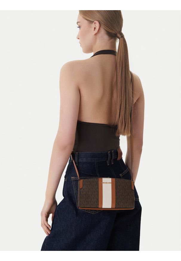 MICHAEL Michael Kors Torebka 32R6GQ6C1B Brązowy. Kolor: brązowy. Materiał: skórzane