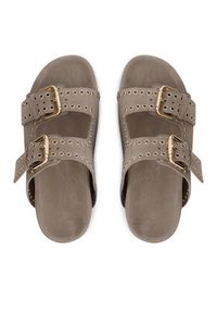 KENNEL&SCHMENGER - Kennel & Schmenger Klapki Soda 51-96200.246 Beżowy. Kolor: beżowy. Materiał: skóra, zamsz #3