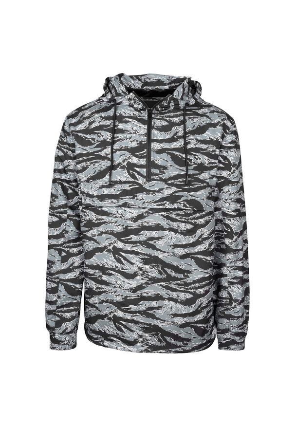 Urban Classics - Parka Urban Classic tiger pull over. Kolor: szary, wielokolorowy, czarny. Sezon: zima