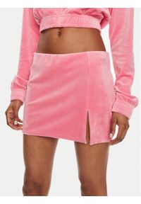 Juicy Couture Spódnica mini Maxy JCWGS24307 Różowy Slim Fit. Kolor: różowy. Materiał: syntetyk #1