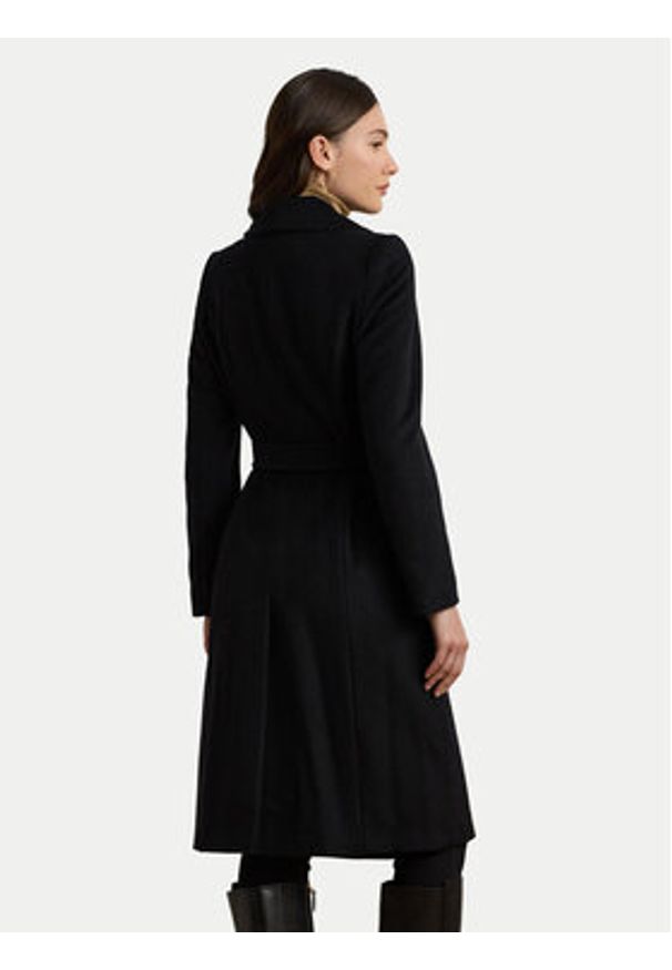 Lauren Ralph Lauren - LAUREN RALPH LAUREN Płaszcz wełniany 297962169001 Czarny Regular Fit. Kolor: czarny. Materiał: syntetyk