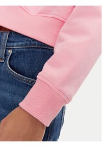 Tommy Jeans Bluza DW0DW18705 Różowy Regular Fit. Kolor: różowy. Materiał: syntetyk, bawełna #5