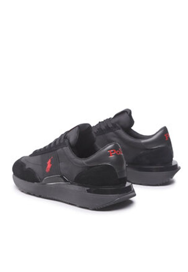 Polo Ralph Lauren Sneakersy Train 89 809878008005 Czarny. Kolor: czarny. Materiał: materiał