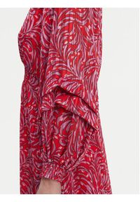French Connection Sukienka codzienna 71YFO Czerwony Regular Fit. Okazja: na co dzień. Kolor: czerwony. Materiał: syntetyk. Typ sukienki: proste. Styl: casual