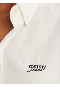 Tommy Jeans Koszula DW0DW21400 Biały Relaxed Fit. Kolor: biały. Materiał: bawełna #4