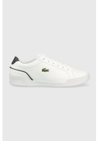 Lacoste sneakersy CHALLENGE 0120 2 kolor biały. Nosek buta: okrągły. Zapięcie: sznurówki. Kolor: biały. Materiał: guma. Sport: bieganie