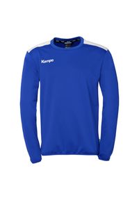 KEMPA - Bluza Kempa Emotion 27. Kolor: niebieski, wielokolorowy, biały. Wzór: napisy. Styl: elegancki