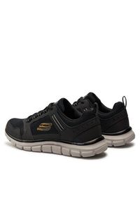 skechers - Skechers Sneakersy Knockhill 232001/BKGD Czarny. Kolor: czarny. Materiał: materiał #2