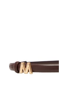 Weekend Max Mara Pasek Damski Palude 2525506014600 Brązowy. Kolor: brązowy. Materiał: skóra