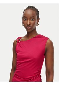 Marciano Guess Top G6GP02 K3068 Różowy Slim Fit. Kolor: różowy. Materiał: wiskoza #3