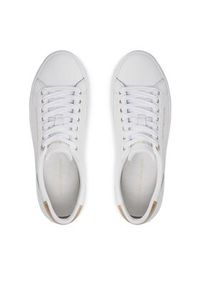 TOMMY HILFIGER - Tommy Hilfiger Sneakersy Essential Vulc Leather Sneaker FW0FW07778 Biały. Kolor: biały #4