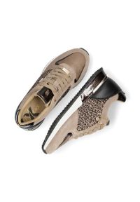 MEXX - Mexx sneakersy Fleur kolor beżowy. Nosek buta: okrągły. Zapięcie: sznurówki. Kolor: beżowy. Materiał: guma #5